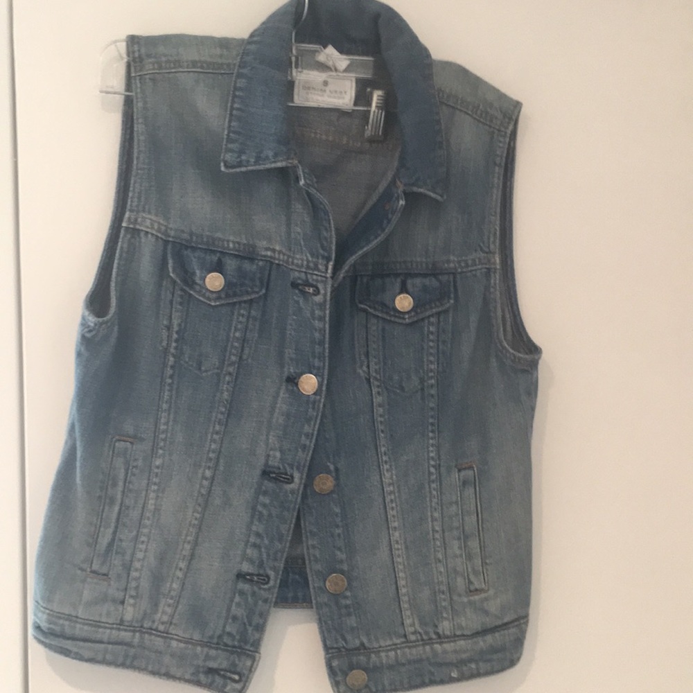 Jcrew denim vest